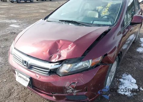 2012 Honda Civic Ex-L from USA, damaged, VIN 19XFB2F98CE066801